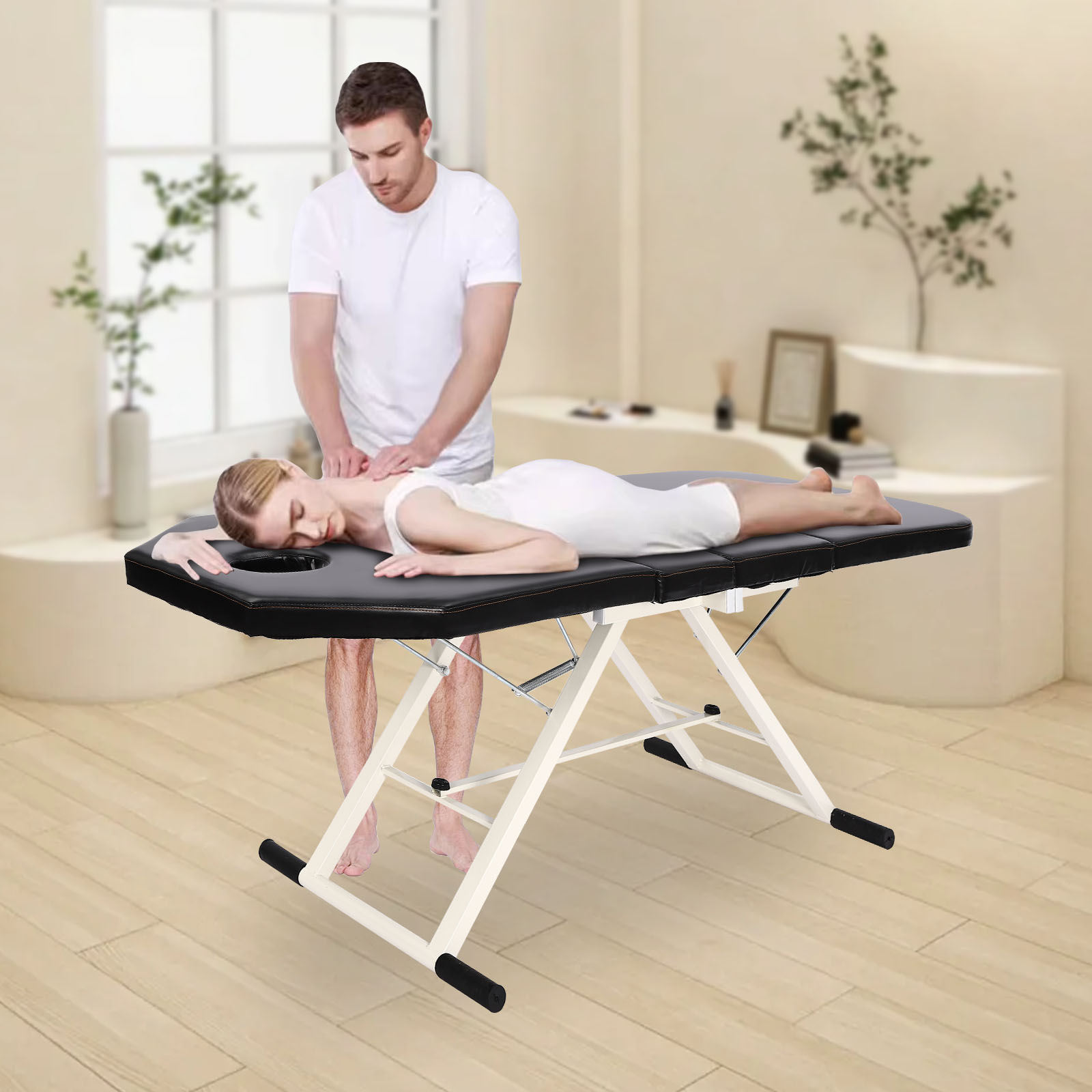 Chaise de Spa pliante Portable, Table de Massage pliable, lit de beauté pour hôpitaux, Salons de beauté, centres de SPA, clinique
