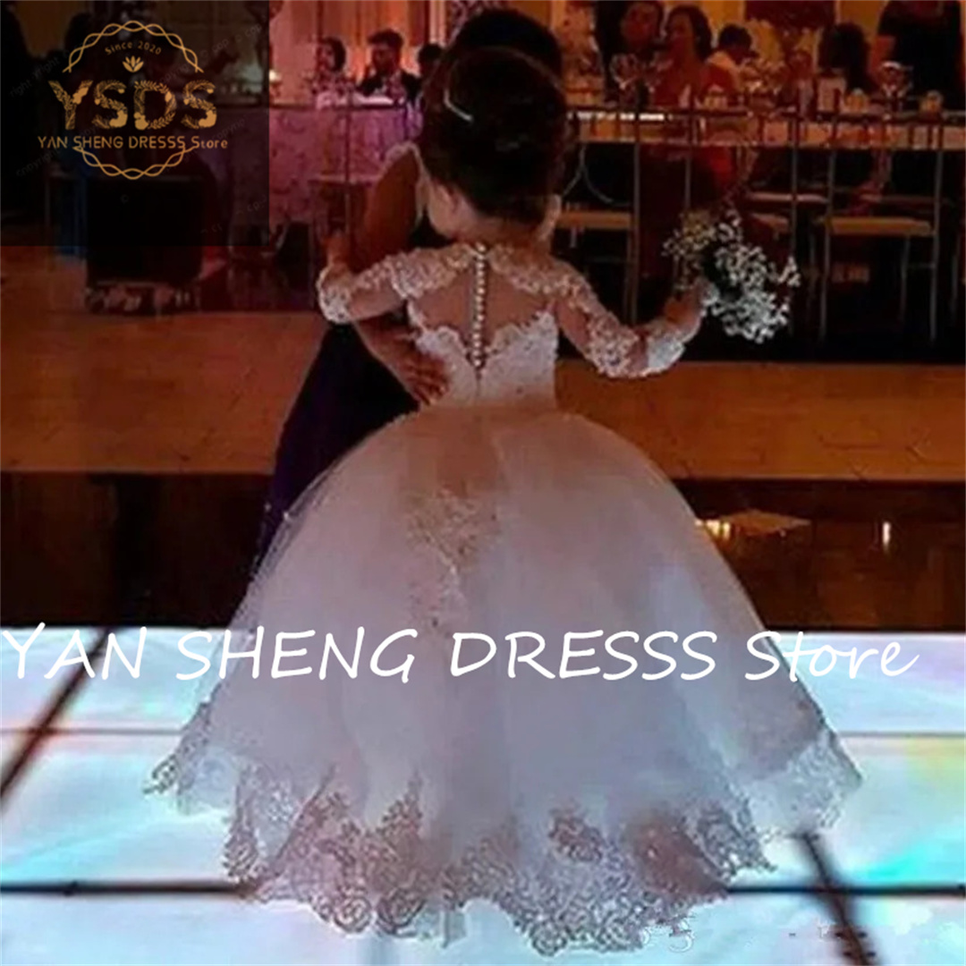 Винтажное Кружевное платье-пачка для девочек, с оборками