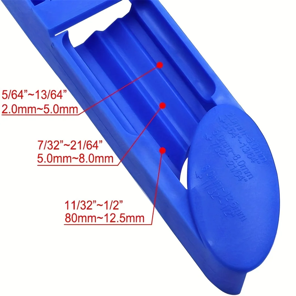 1 confezione da 2-1,5 mm portatile in acciaio con codolo cilindrico per affilatrice per punte elicoidali elettriche