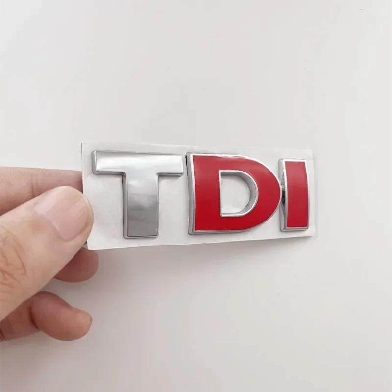 3D Metal Letters For Car Stickers TDI Letters VW Golf 4 5 6 7 JETTA PASSAT MK2 MK4 MK5 MK6 MK7 TDI Emblem Logo Badge Accessories