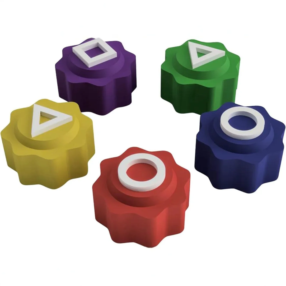 Calamari Game Sets Dice Gong-gi Game Party Square Circle Triangle Printing Bar Games Party Props Korean Film Squid Play Game Set