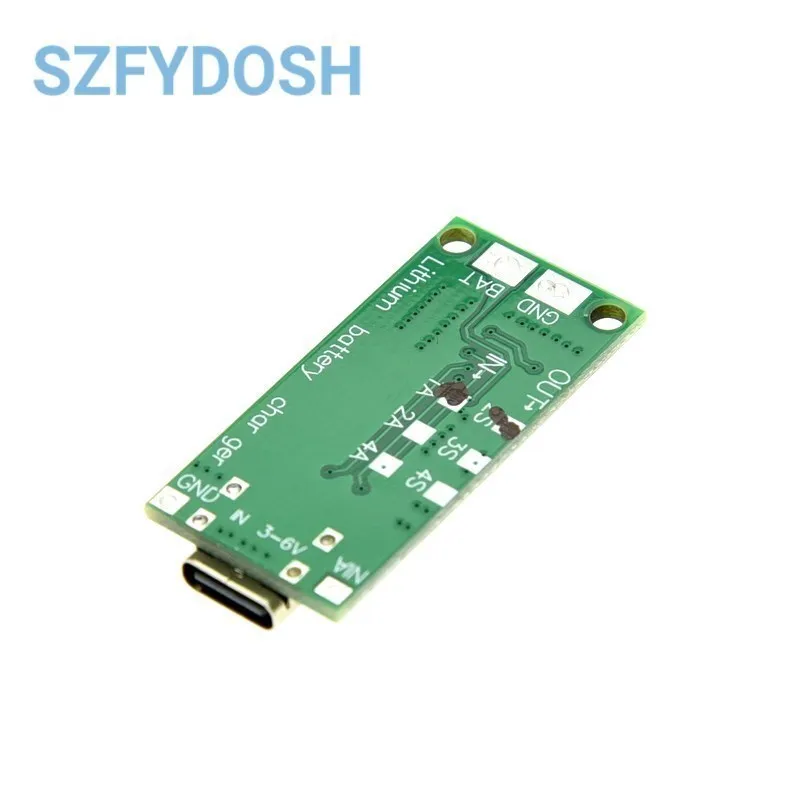 2S 3S 4S Li-ion carregador de bateria placa de proteção de bateria TypeC USB boost placa de carregamento DC3-5V Step-Up