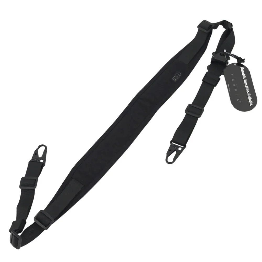 ยุทธวิธี Modular RIFLE สลิงที่ถอดออกได้ 2 จุด/1 จุด 2.25 "กว้างเบาะยิงปืนสลิงการล่าสัตว์ปืนไรเฟิลอุปกรณ์เสริม