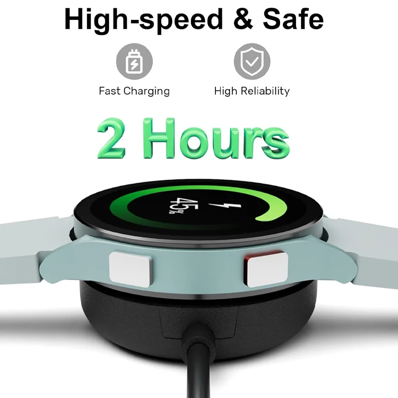 Magnetic Watch Wireless Charger Portable USB Cable Fast Charging Dock Station For Samsung Galaxy Watch 8/7/6/5pro/5/4/3 Active 2