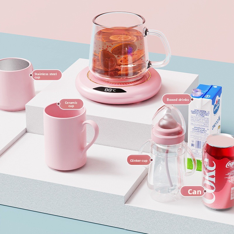 Mini Draagbare USB Cup Warmer Koffiemok Verwarming Coaster Slimme Thermostatische Kookplaat Melk Thee Water Verwarming Pad Heater