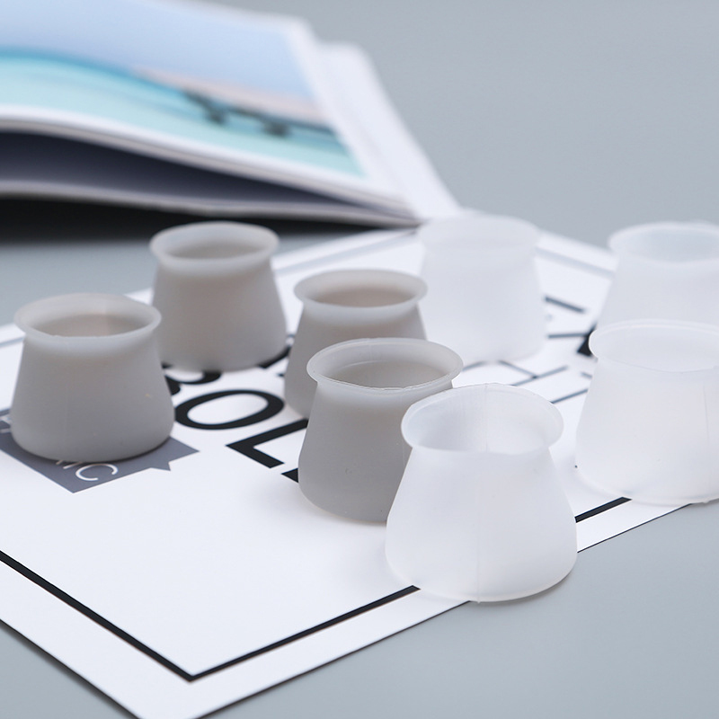 20pcs/4pcs 4cm Table Leg Protector Silicon Cover Chair Leg Floor Protectors Socks Table Feet Pad Floor Protectors