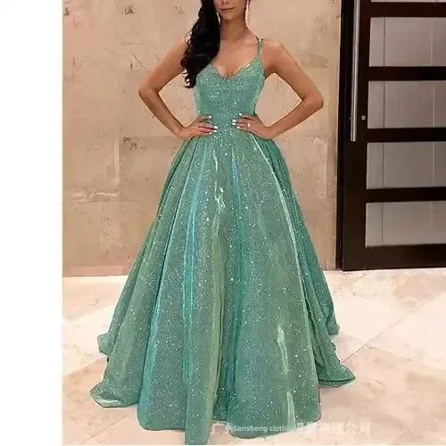 Sem mangas sem costas cintura alta lantejoulas vestido longo 2025 verão rendas até elegante noite maxi vestidos até o chão vestido de casamento