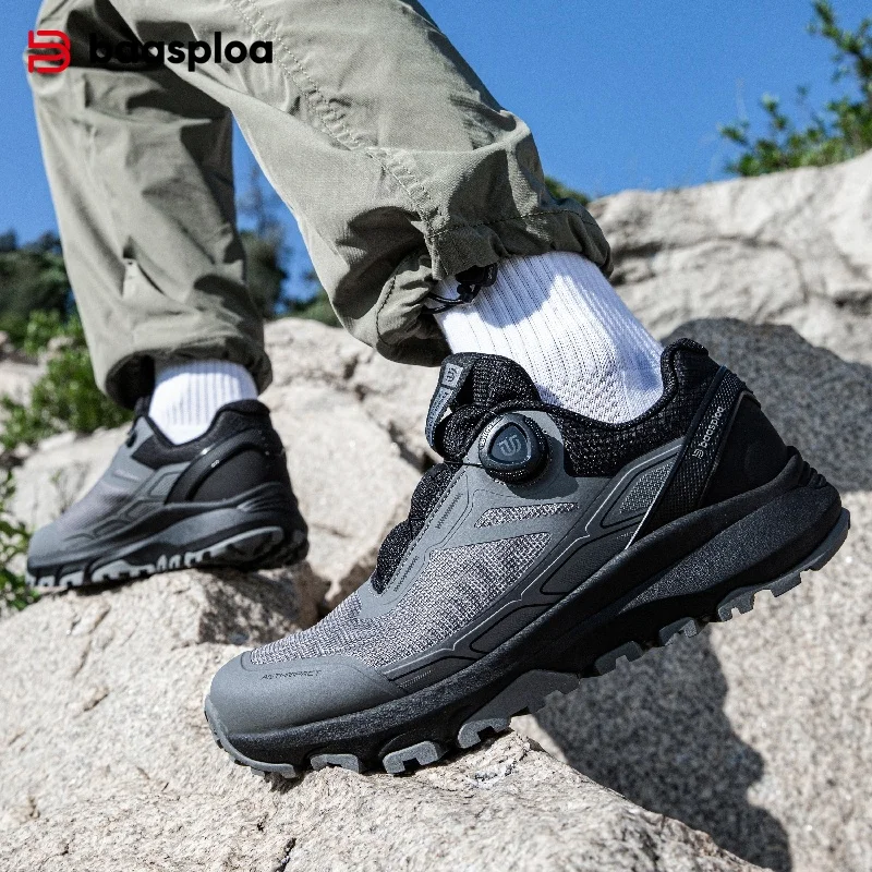 Baasploa Männer Wanderschuhe Outdoor Klettern Mesh Atmungsaktive Reise Wanderschuhe Männlichen Nicht-Rutsch Verschleiß Beständig Bequeme Sneaker