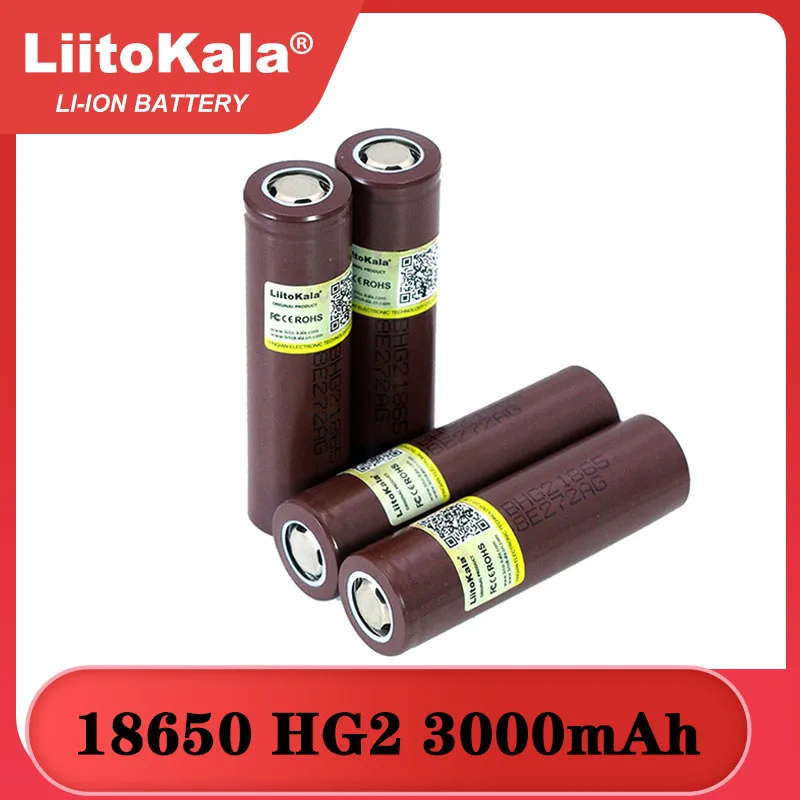 100% neue Original HG2 18650 3000 mAh batterie 18650HG2 3,6 V entladung 20A gewidmet Für hg2 Power wiederaufladbare batterie
