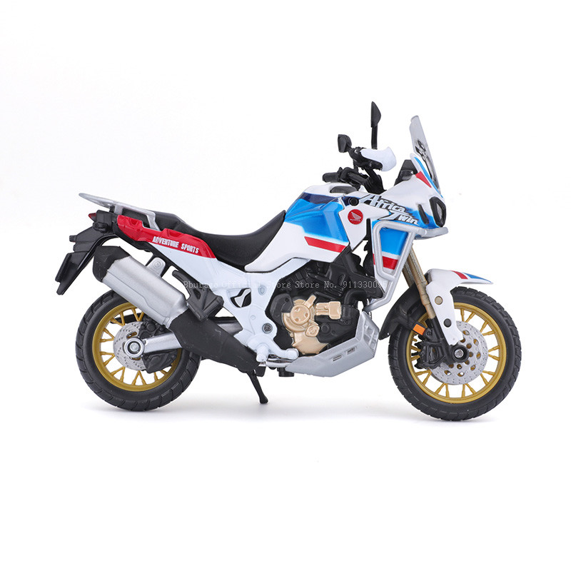 Bburago 1:18 simulation alloy motorcycle Honda Africa Twin Adventure authorized  model toy car gift collection