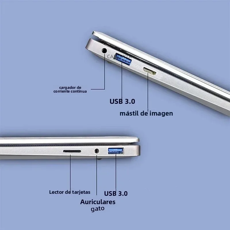 14,1 pulgadas 128GB 256GB 512GB 1TB SSD Windows 11 Pro 4 Core Inte portátil Intel portátil Laptos estudiante Notebook Dual core portátil