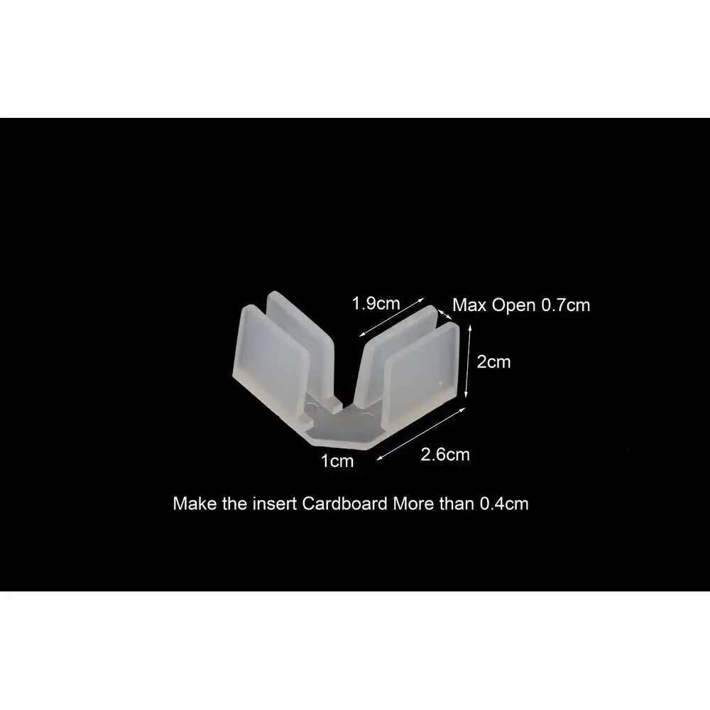 4 Ways Paper Carton Gripper Connection Buckle Clips Supermarket Shelf Storage Box Connector Clamp