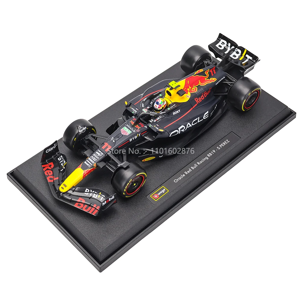 ブーラゴ 1:18 2023 F1 レッドブル レーシング RB19 1 #   フェルスタッペン 11 #    ペレスレーシングモデルシミュレーションカーモデル合金車のおもちゃコレクション