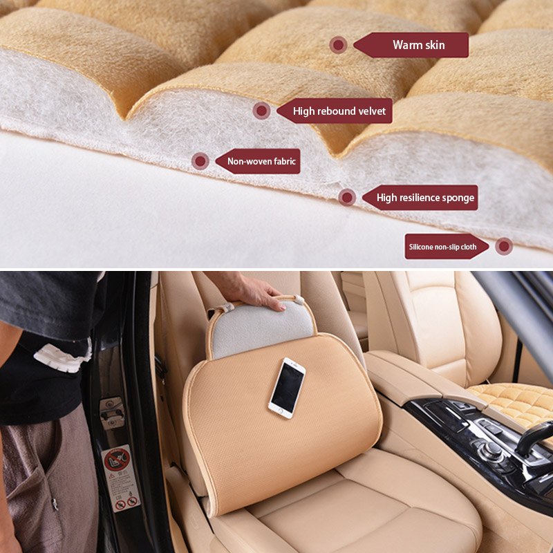 Carro dianteiro e traseiro Seat Cover Mat, Almofada Interior do bebê, Anti Scratch, Almofada Universal, Macio, Almofadas
