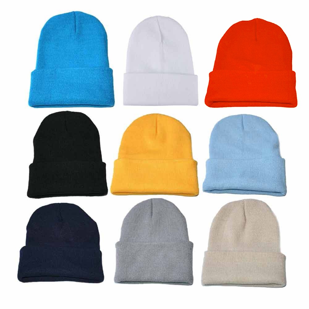Unisex Slouchy Knitting  Hip Hop Cap Warm Winter Ski Hat