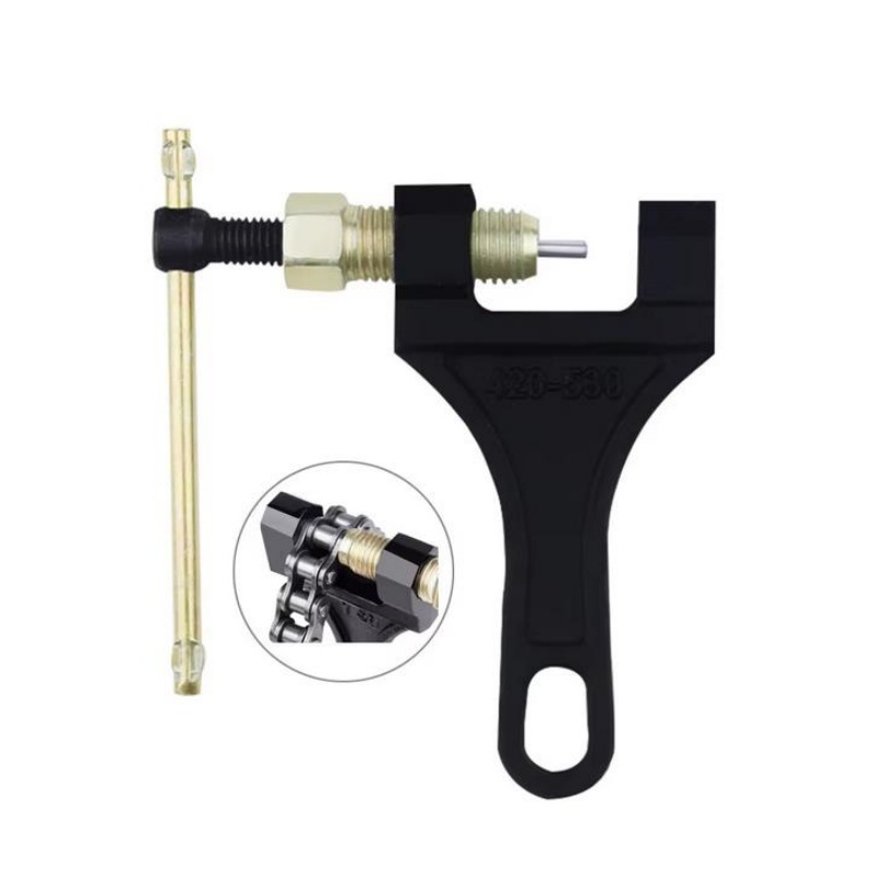 Chave inglesa universal de aço carbono, divisor de pino, removedor de corrente 420-530, ferramentas de reparo para motocicleta, bicicleta, atv