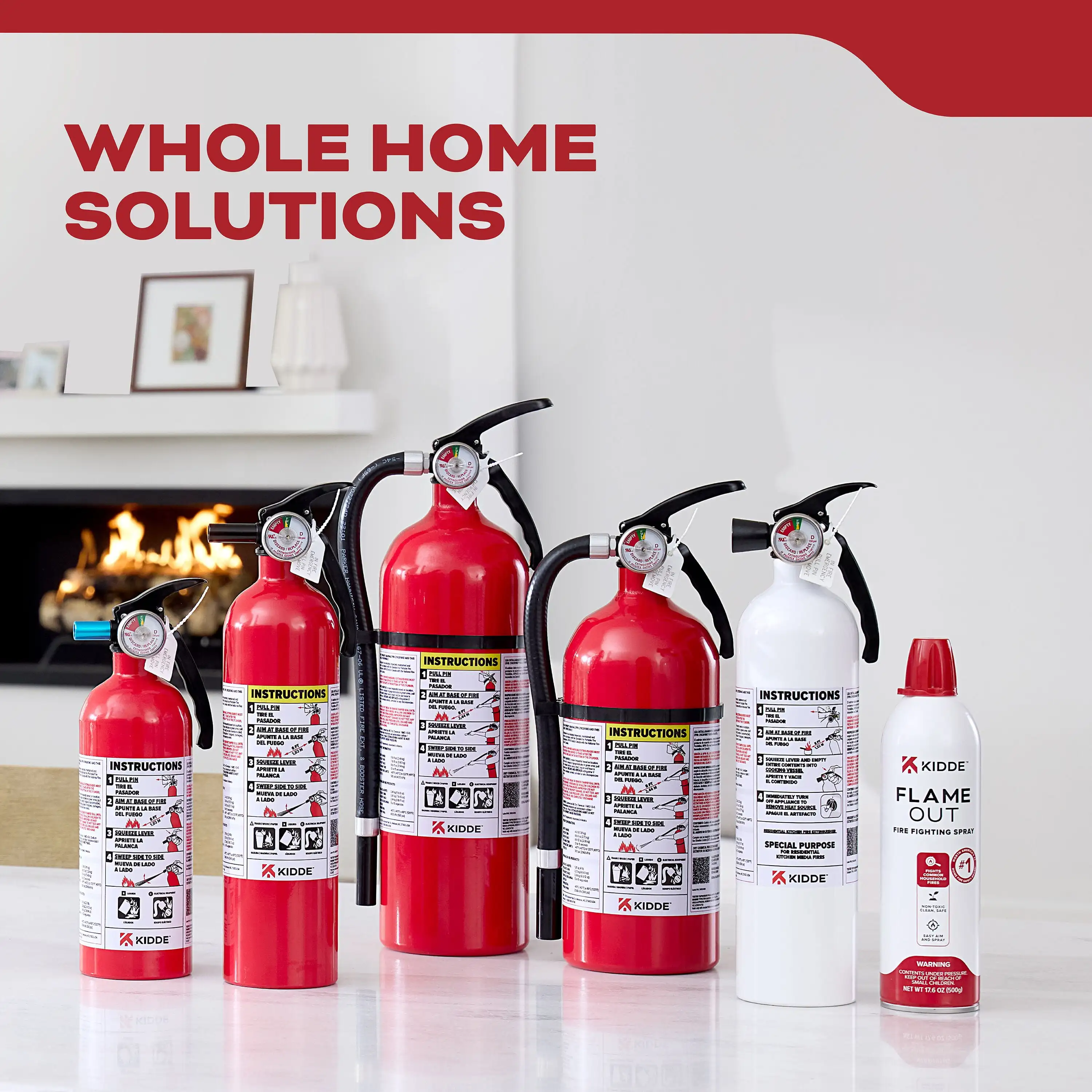 Fire Extinguisher for Vehicles, Cars, Single Use 5BC,All-metal construction,Fast and powerful