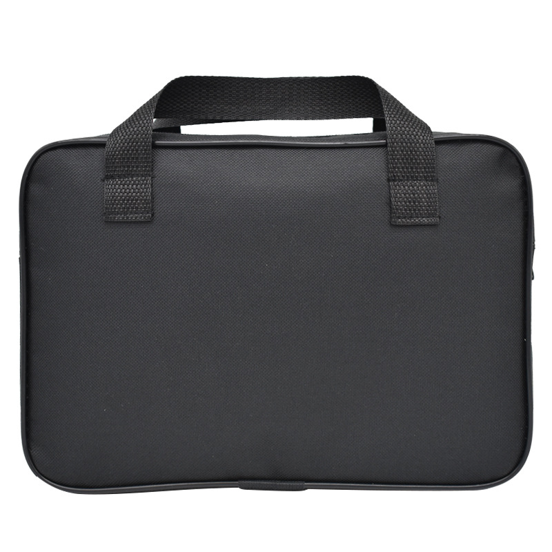 สีดําOrganizerกระเป๋ากล่องเครื่องมือกระเป๋าถือไนลอนสําหรับเครื่องอัดอากาศรถยนต์ปั๊มยานยนต์