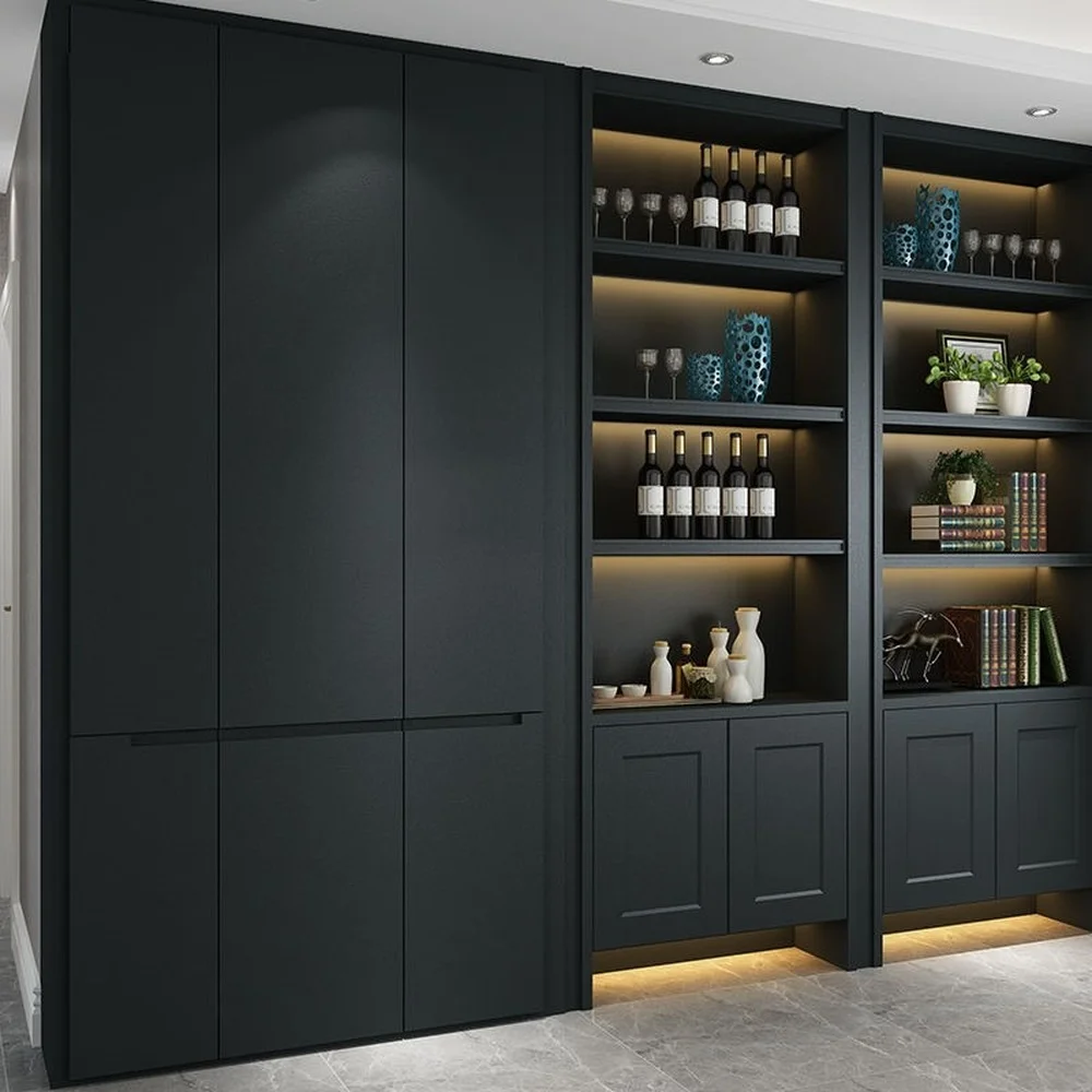 2/3/5 メートル自己粘着フィルム黒肥厚ステッカーマット家具キッチンキャビネット食器棚テーブル壁リフォーム壁紙