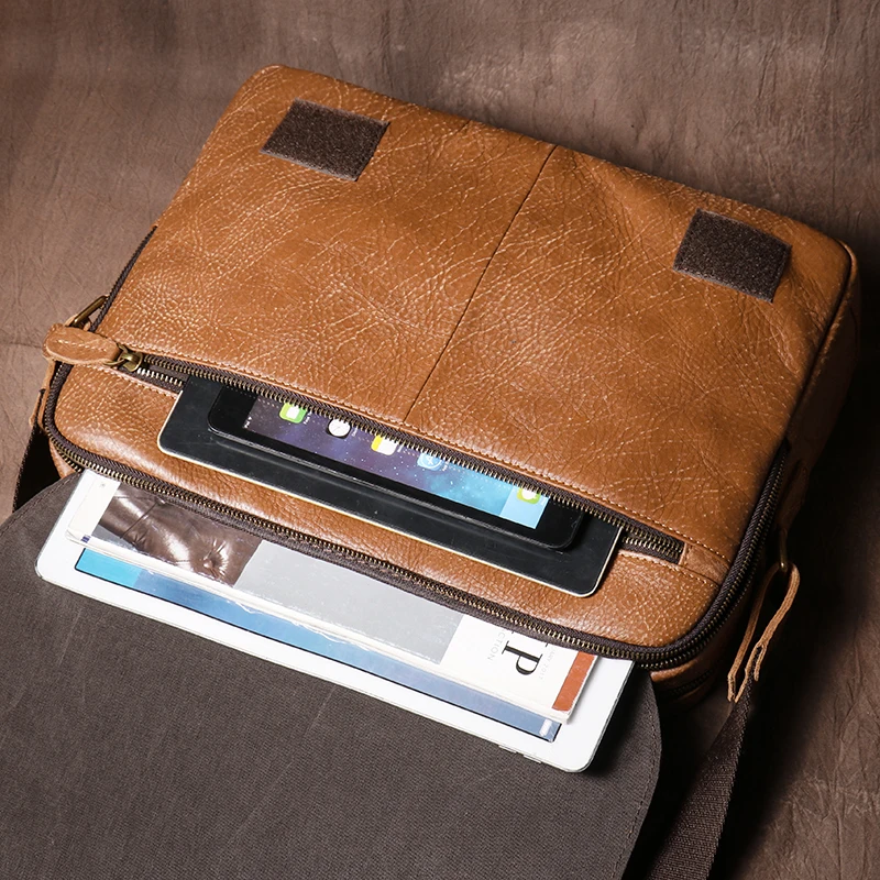 Luokir hochwertige Echt leder Aktentasche Herren Rindsleder Luxus Handtasche Geschäfts reise Retro Computer Tasche für 15-Zoll-Laptop