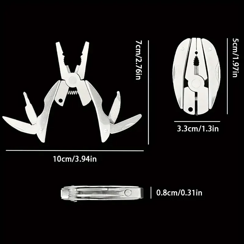 Multifunctional Pliers Mini Lightweight Portable Multifunctional Turtle Back Pliers Beetle Pliers Turtle Folding Pliers 1PC