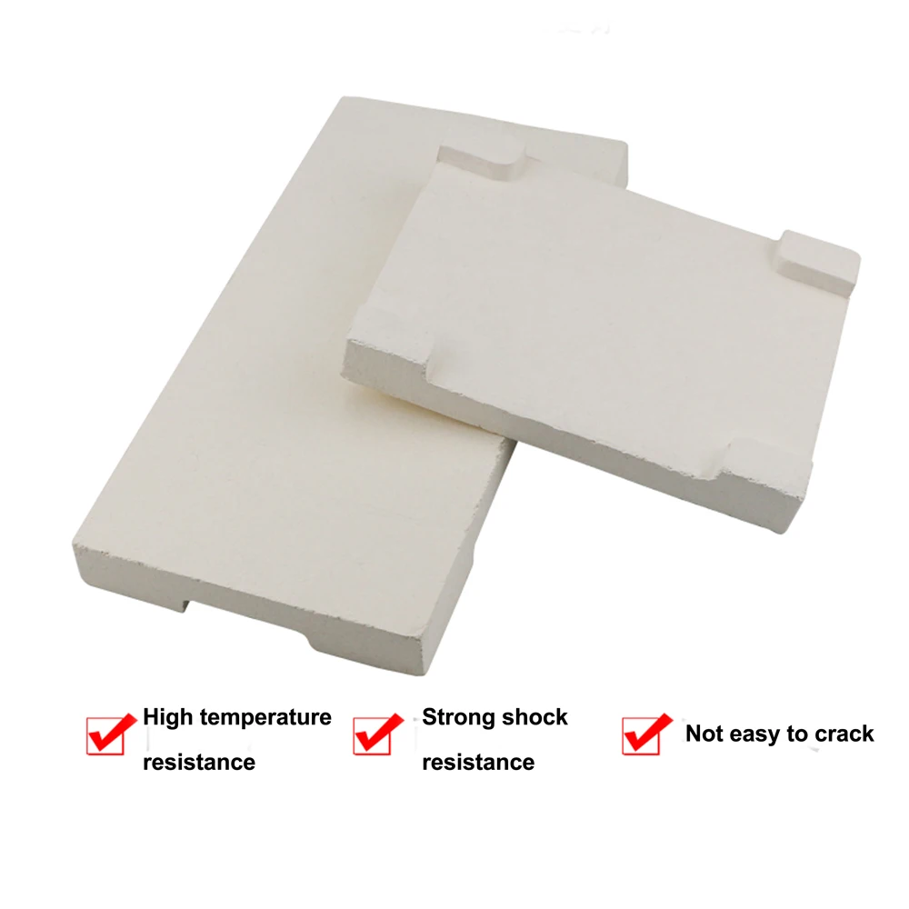 Ladrillo de cuarzo resistente a altas temperaturas, placa refractaria de soldadura Hexagonal cuadrangular, herramientas de soldadura de Metal para fabricación de joyas