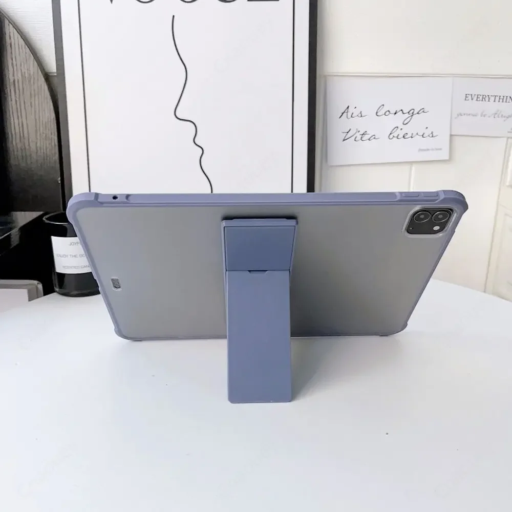 Funda para iPad 5a 6a generación 9,7 "8a 9a generación 10,2" Air4 Air5 Pro11 10a generación iPad mini 3 4 5 6 PC dura + Funda con soporte de TPU