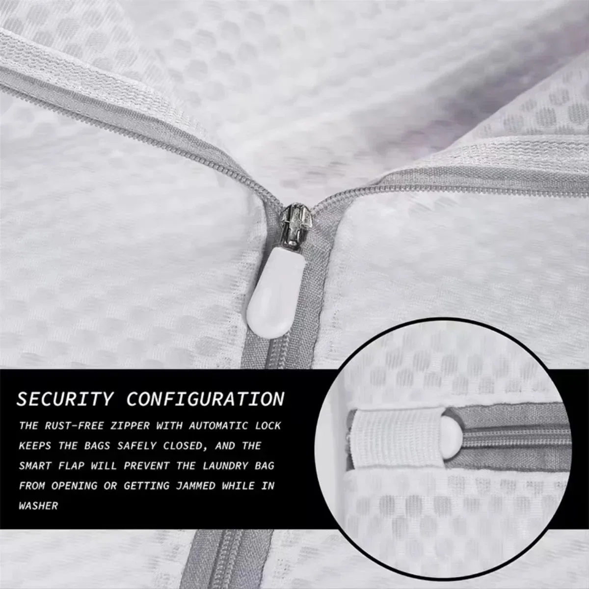 Borse per biancheria in rete a nido d'ape per delicate, tessuto a rete Borsa per lavaggio delicata durevole e riutilizzabile Borsa per organizzazione da viaggio per lingerie