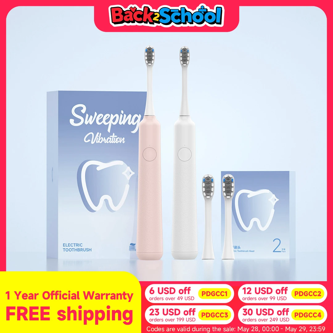 DOCO-cepillo de dientes eléctrico sónico, modo de vibración de 3 engranajes, blanqueamiento inteligente, limpieza Oral, aparatos de cuidado Personal