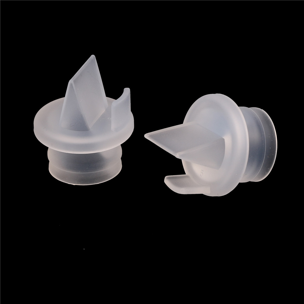2PCS Duckbill Valve Breast Pump Parts Silicone Baby Feeding Nipple Pump Accessories Breast Pump Valves Replacement Valves