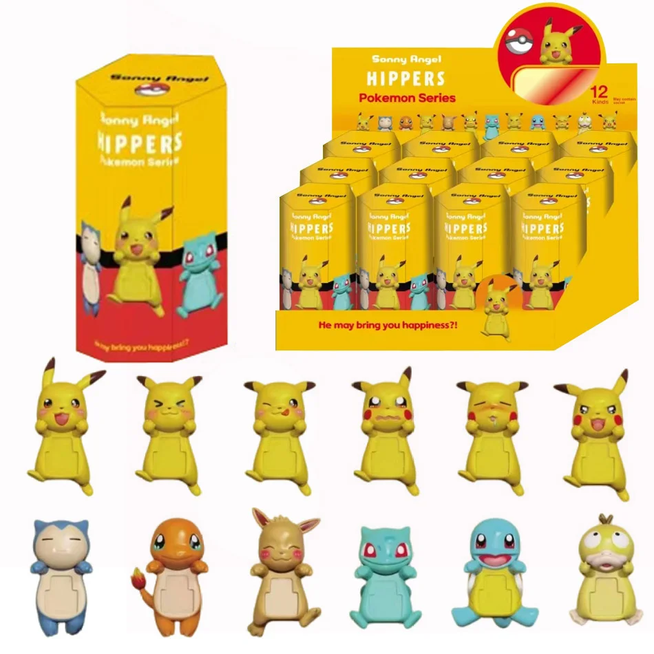 ใหม่Sonny Angel Surprise Pikachuกล่องตาบอดParty Angelลึกลับกล่องตาบอดอะนิเมะรูปของเล่นคริสต์มาสที่กําหนดเองของขวัญ
