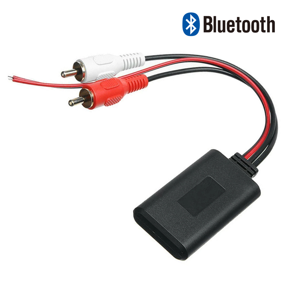 Автомобильный беспроводной модуль приемника Bluetooth AUX адаптер музыкальный аудио стереоприемник для автомобилей с интерфейсом 2RCA