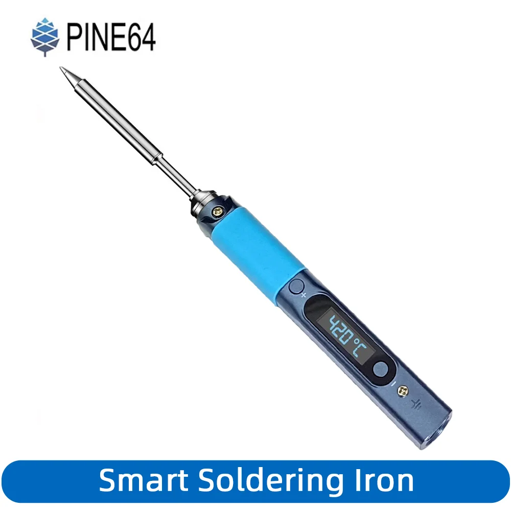 Soldador inteligente Pine64 Pinecil V1 CN, herramientas de soldadura portátiles tipo C DC5525, herramientas de soldadura digitales de temperatura ajustable TS-B2