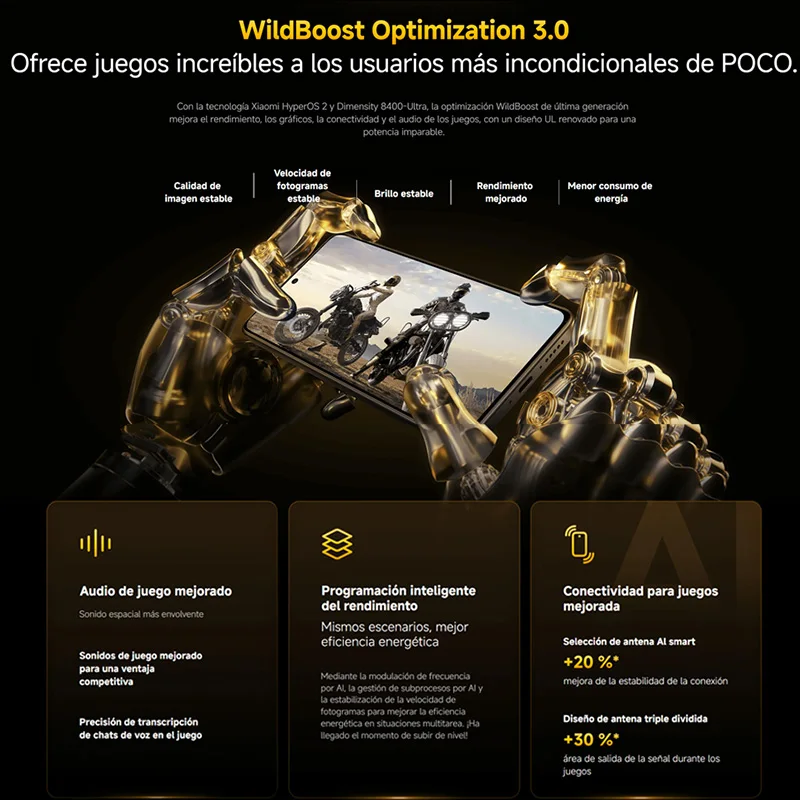 Poco X7 Pro 5g, Nfc, Dimensity 8400-Ultra, appareil photo 50 Mp, écran Amoled Crystalres 1,5K 120 Hz, chargeur non inclus