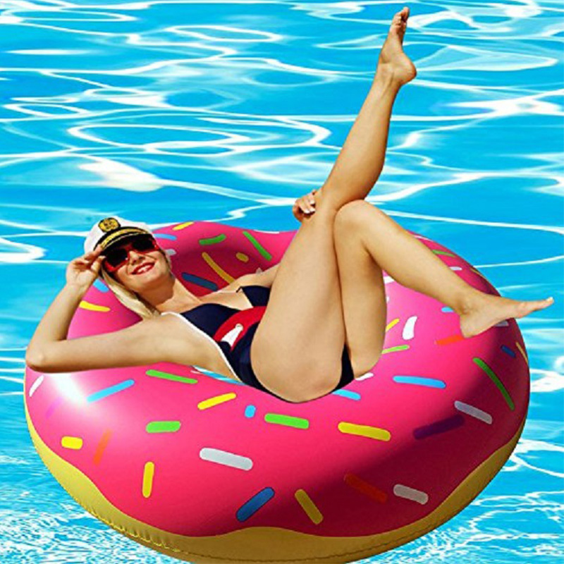 Aufblasbare Schwimmen Ring Donut Pool Float für Erwachsene Kinder Schwimmen Kreis Ring Matratze für Schwimmbad Spielzeug Sitz Dropshipping