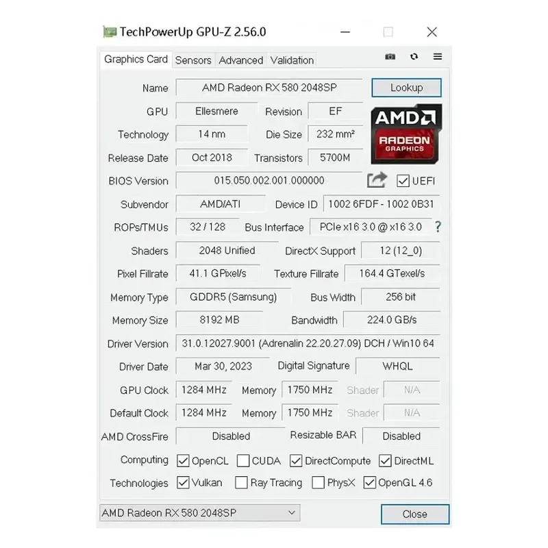 Tarjetas gráficas SOYO Radeon RX580 8G GDDR5 tarjeta de memoria para videojuegos PCIE3.0x16 GPU componentes de ordenador de escritorio AMD RX 580 8G