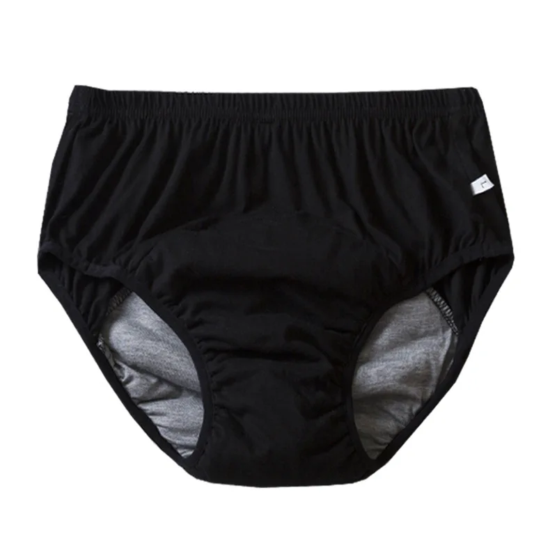 Man Woman Functional Underwear for Adults Graphene Antibacterial Leakage Proof Cotton Super Absorbent Pants Middle-Aged Elderly