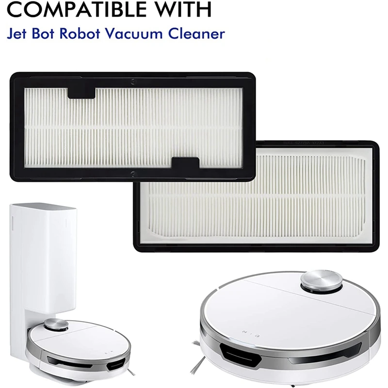 2Pcs for SAMSUNG Jet Bot AI+ and Jet Bot+ Vacuum Cleaners Fit Washable Replacement Hepa Filters for VR30T85513W/AA Robot