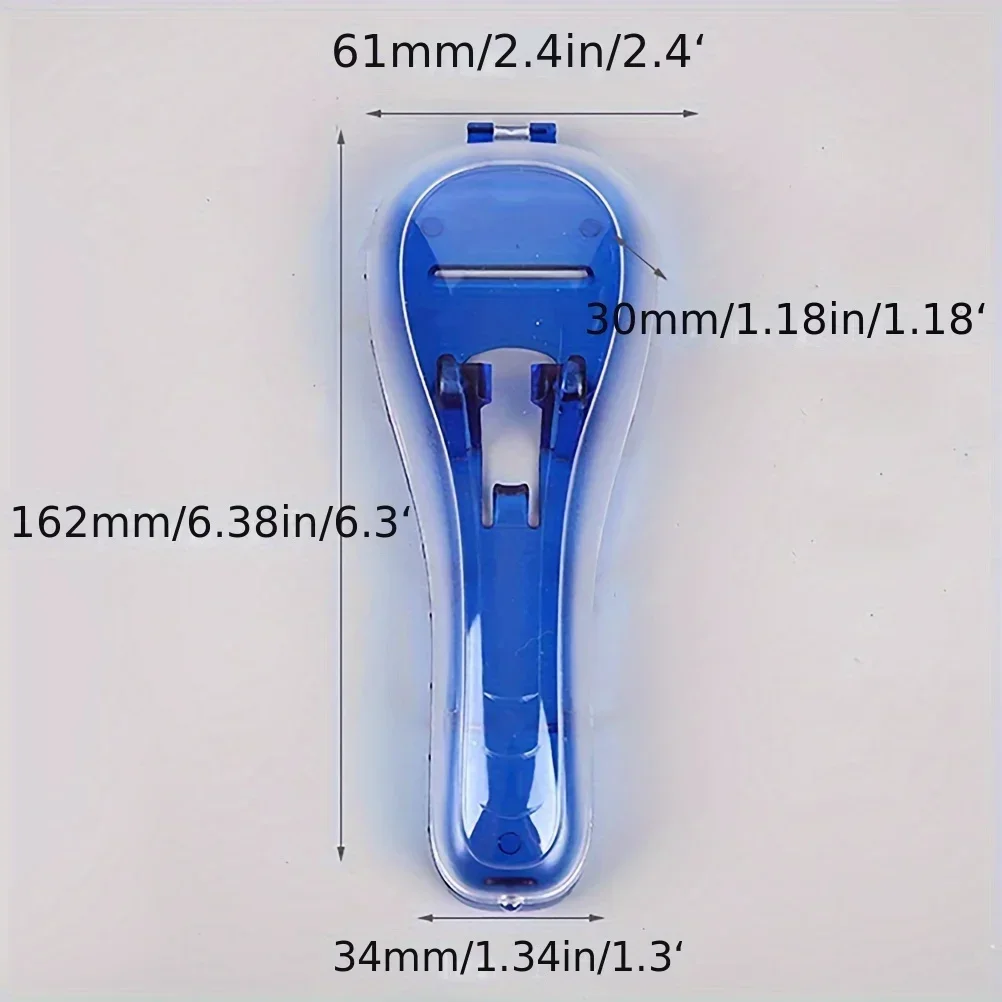 Transparent portable travel men's manual shaving protection plastic box lid container storage shaver protection box storage