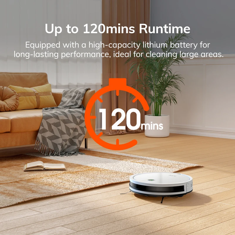 ﻿   Робот-пылесос ILIFE V2, время работы 120 минут, роботизированный пылесос с самозарядкой, тонкий, тихий, идеально подходит для шерсти домашних животных и твердых полов