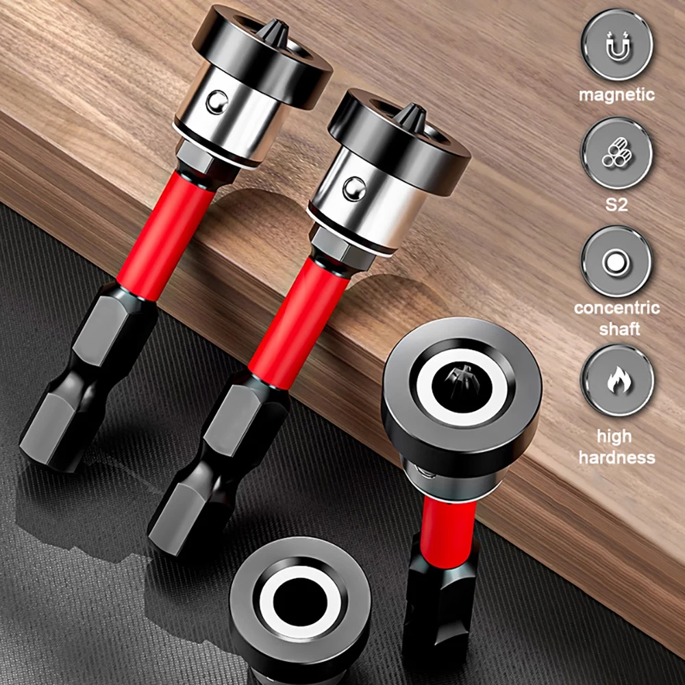 Positioning Screwdriver Bits Drywall Screw Bits 50mm Gypsum Board Plasterboard Screws Locating Batch Head Drilling Tools