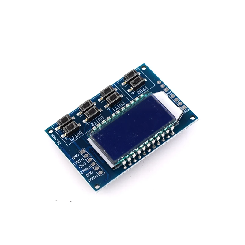 1Hz-150Khz Signal Generator PWM Board Module Pulse Frequency Duty Cycle Adjustable Module LCD Display 3.3V-30V 1Hz - 150Khz