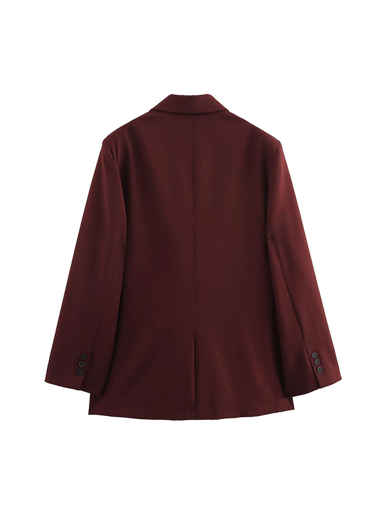 NLZGMSJ 2025 Frühling frauen Büro Blazer Solide Taschen V-ausschnitt Langarm Single Button Blazer Mode Outwears