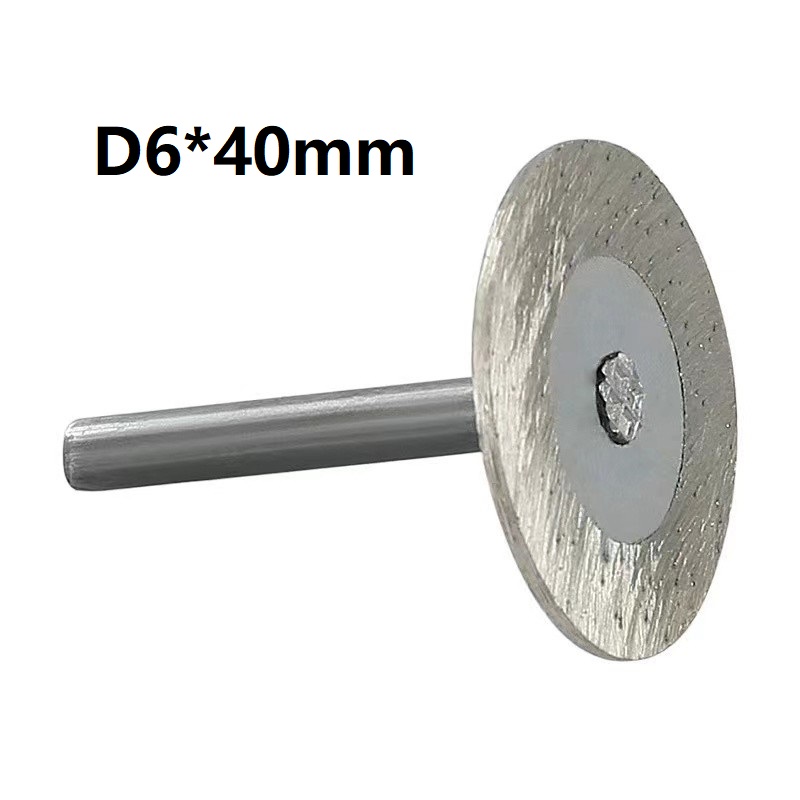 Mini diamond saw blade disc 40mm with Thread Stone cutting disc ceramic tile granite marble Lettering Carving Grinding tool