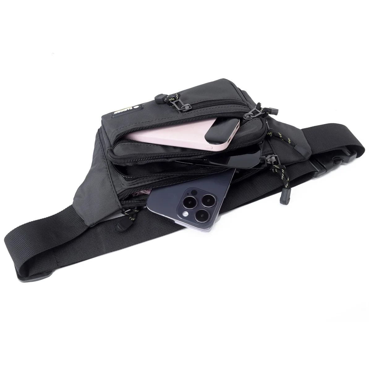 Bolsa organizadora de cambio de teléfono móvil resistente al desgaste para ocio al aire libre, cinturón invisible deportivo a la moda, bolsa con cinturón antirrobo