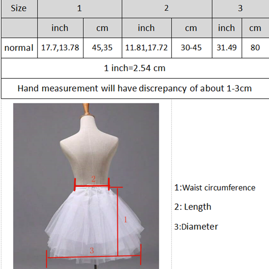 New Arrival Black White Women Girls Petticoats 3 Layers Short Wedding Petticoats Underskirt 2025