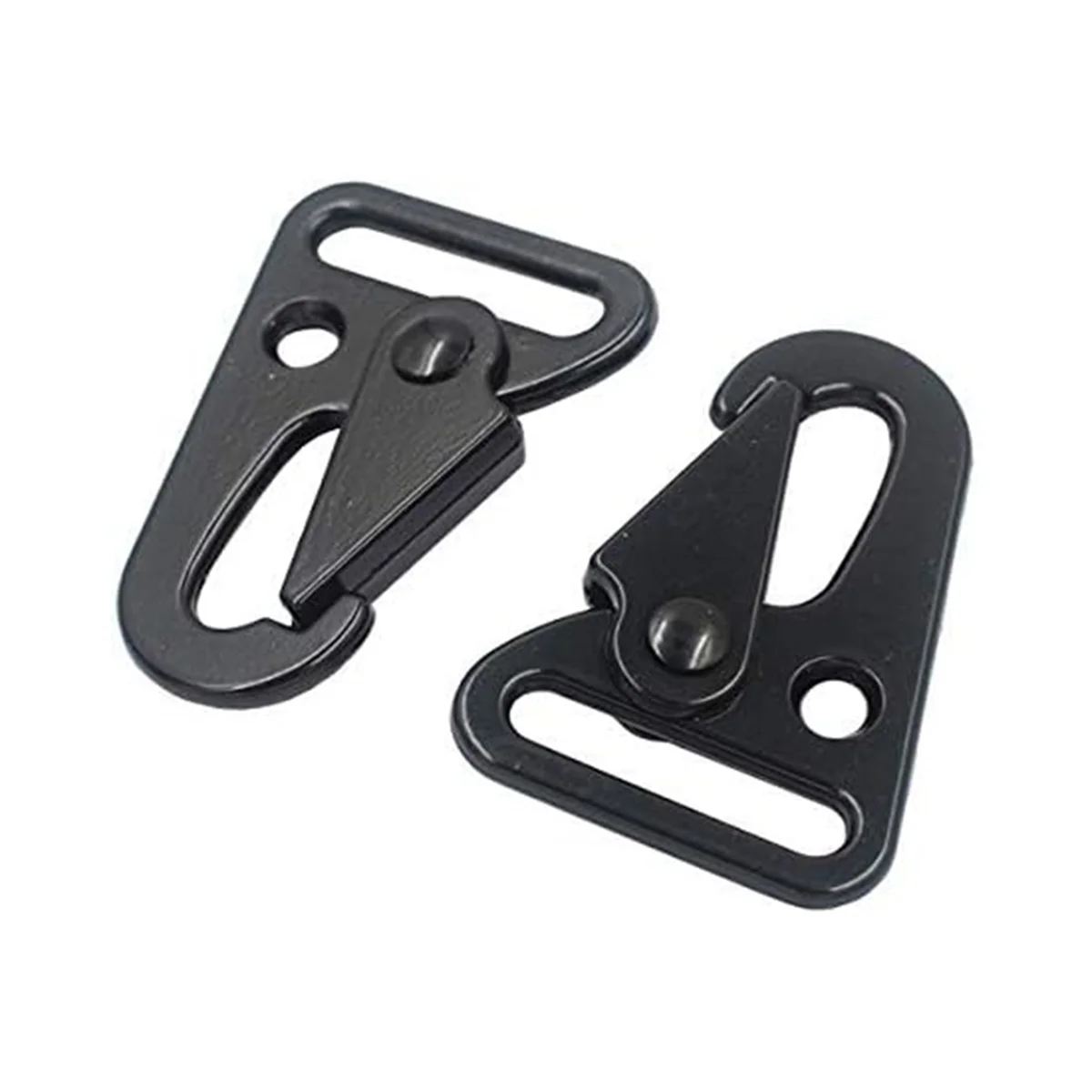 BABQ Eagle Beak Buckle กลางแจ้ง Webbing Hook Buckle กระเป๋าเดินทางอุปกรณ์ฮาร์ดแวร์สีดํา Key Chain มีดหัวเข็มขัด