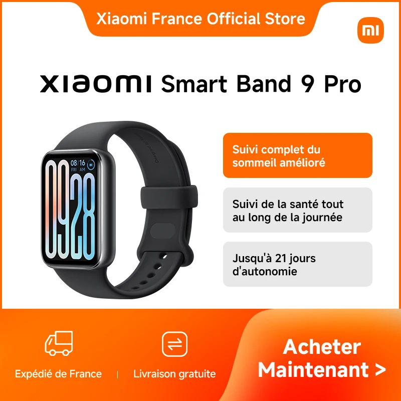 Version mondiale Xiaomi bande intelligente 9 Pro Smartband 1.74 "AMOLED affichage sang oxygène Sport GPS montre intelligente Bracelets Mi bande