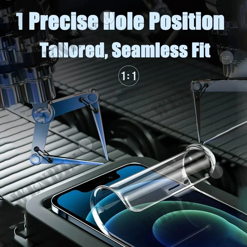 5Pcs Hydrogel Film Für Samsung S25 S24 S23 S22 Ultra Plus S24 FE Volle Abdeckung Screen Protector Für Samsung A56 a55 A36 A35 A26 A16