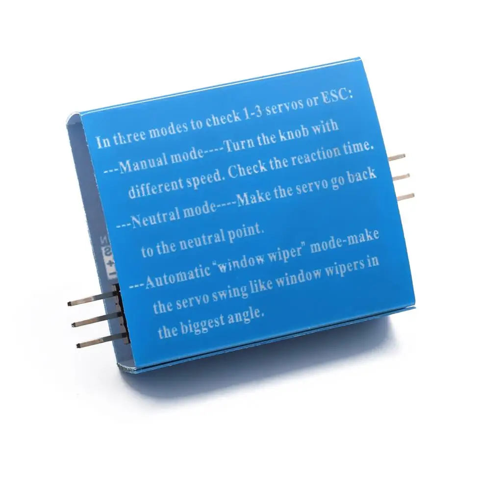 サーボテスター ギアテスト CCPM 一貫性マスターチェッカー 3CH 4.8-6V インジケータライト付き